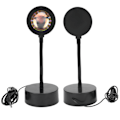 Miniatyrbilde 8 av 8: Projektorlampe 180 graders rotasjon justerbar LED-projektorlys for soverom Live Room1#