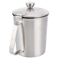 Miniatyrbilde 2 av 8: Kaffe Latte Kopp Tykk 304 Rustfritt Stål Målekopp Melkeskumkanne med Skala Deksel 500ml med Deksel