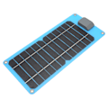 Miniatyrbild 6 av 8: 5V 6W USB solpanel laddare IP67 utomhus vattentät mini monokristallin kisel solpanel laddare GKM320 145BL blå