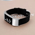 Miniatyrbillede 3 af 5: Lærred Rem Til Fitbit Charge2 - Sort
