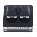 Pikkukuva 3 / 8: 2 Key Gaming Pikanäppäin Ohjelmoitava näppäimistö Type C USB All Black Multifunction kotitoimistoon