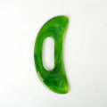 Miniatyrbillede 1 af 5: Stor Gua Sha Plade til Krops- og Ansigtsformning - Grøn