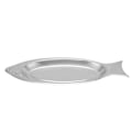 Miniatyrbild 6 av 8: Serveringsfat i form av fisk i rostfritt stål, extremt tjock fiskfat, serveringsfat för födelsedag, bröllop
