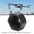 Miniatyrbillede 5 af 7: Bærbar erstatningsmotormøtrik til Fly Wing FW200 RC Helicopter - Sort