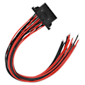 Miniatyrbillede 6 af 8: 3 stk. 16-bens OBD2-kabeladapter 30CM Anti-aging hun-stikkabel udskiftning til KIA