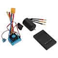 Miniatyrbilde 8 av 8: RC Børsteløs Vanntett 120A XT60 Plugg ESC 3650 3600KV Motorsett med Programmeringskort for 1/8 1/10 RC Bil