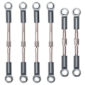 Miniatyrbilde 2 av 8: RC Metalltrekkstang Servo Lenke Linkages Tie Rod for WLtoys 144001 124018 124019 1/14 RC BilTitanium