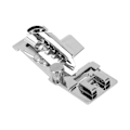 Miniatyrbillede 2 af 8: Snap On Bias Tape Fod Justerbar Q235 stål lavt skaft Bias Binder trykfod til tynde stoffer