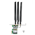 Miniatyrbild 1 av 8: 6300AGN Nätverkskort för stationär dator 450Mbps 802.11AN PCI‑E WiFi-adapter A2.4G/5G Tillbehör
