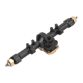 Miniatyrbillede 5 af 8: Aluminiumlegering Komplet Bagaksel Samling til Axial SCX24 AXI90081 1/24 RC Bil Dele Sort