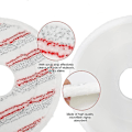 Pikkukuva 4 / 5: 2 pakkauksen punaiset vaihtomoppipäät Vileda Spin Mop ja Bucket Set, täyttö, yhteensopiva Vileda Spin ja Clean Mop kanssa