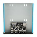 Miniatyrbild 4 av 8: CD ROM Expansion Mobilrack USB3.0x4 5Gbps Höghastighetsstöd BC1.2 Snabbladdning USB3.0 Frontpanel för PC Moderkort