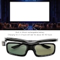 Miniatyrbilde 3 av 7: 3D-briller Profesjonelle 144Hz USB-oppladbare 3D Active Shutter-briller for alle DLP Link 3D-projektorer GL1800