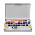 Miniatyrbillede 1 af 8: Solid Pigment Børne Udendørs Skitse Maleri Bærbart Pigment Kit Kunst Tilbehør 36 Farver