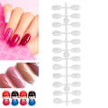 Miniatyrbillede 3 af 8: 240 stk. Runde falske neglespidser Farvekort Polish Gel Display Praksispalet Manicureværktøj 01#
