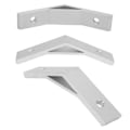 Miniatyrbillede 6 af 8: 10 stk 135 graders beslag Vinkel Aluminiumslegering Hjørnebøjler Beslag Connector Bracket2020