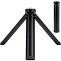 Miniatyrbillede 1 af 5: Smartphone Tripod Aluminiumlegering Mini Tripod med 1/4 Skruegevind til Digitalkamera Telefon Gimbal Stabilisator Sort