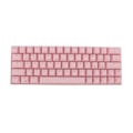 Pikkukuva 7 / 8: Vaaleanpunainen 64 näppäimen mekaaninen näppäimistö 5V DC tukee langatonta 2.4G Bluetooth 3.0 5.0 Type C langallista pelihiirtä Windows Red Switchille
