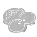 Miniatyrbilde 3 av 8: Rustfritt stål skrapebrett Fysioterapi Gua Sha Board Kroppsmassasje Gua Sha ToolDolphin