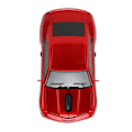 Miniatyrbillede 2 af 8: Racerbil trådløs mus Sportsvogn computermus 2.4 GHz LED-lys 1600 DPI optisk sensor til OS X PC rød