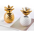 Miniatyrbild 6 av 8: Nordisk enkel ananas keramisk spargris prydnader rum hem inredning dekorativa mynt förvaringslåda