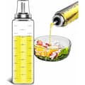 500ML oljedispenser med skala, olivoljedispenser med tratt köksoljedispenser Glass / Stainless steel