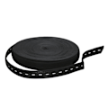 Miniatyrbild 7 av 8: Elastiskt band Bredd 2cm Stickad spole perukband för sömnad Kläder Byxor Bälten Peruker DIY HantverkSvart