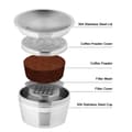 Miniatyrbilde 8 av 8: Påfyllbar gjenbrukbar kaffekapselkoppfilter i rustfritt stål, passer til Nescafe Dolce