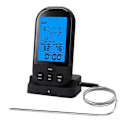 Miniatyrbilde 3 av 5: Mattermometer Kjøkken Frityr BBQ Matlaging Husholdning Digital Display BBQ Gaffel Timer Trådløst Mattermometer, Trådløst BBQ Termometer