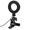Miniatyrbillede 5 af 5: Laptop Ring Light til Computer Konferencebelysning med Klips 3 Dæmpbare Farver