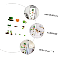 Miniatyrbilde 5 av 5: 1 Sett med Patrick's Day Assortert Design Dekaler Patricks Magnetiske Elementer Tema Sugekopp Kjøleskapsmagneter