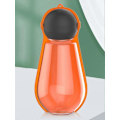 Miniatyrbillede 3 af 3: 380ml Lækagesikker Dispenser Rejse Bærbar Hundevandflaske med Skål Zekai Orange