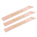 Miniatyrbillede 2 af 8: 3 stk. Brud til at være Sash Pink Dobbeltsidet Satin Stof Elegant Komfortabel Touch Glossy Font Design Bryllup Tilbehør