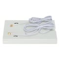 Miniatyrbillede 8 af 8: Flad antenne 4G WIFI 2M SMA han 700 MHZ til 2700 MHZ signalforstærker til indendørs skrivebord væg
