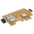 Miniatyrbilde 7 av 8: Skrivebordsdiagnostikkort PCI PCIE 2LPC 4-i-1-analysator Hovedkort 2-biters feilsøkingssett