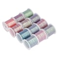 Miniatyrbild 1 av 8: 12 st armbandssnöre 0,2 mm 328 fot klippbar stretchig stark polyester DIY smyckeshalsbandssnöre för smyckeshantverk