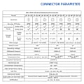 Pikkukuva 3 / 5: Teollisuusliitin IP68 Pikaliitettävä pyöreä liitin (4-nastainen)