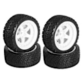 Miniatyrbillede 5 af 5: 4 stk. 68 mm 1/10 RC racerbildæk til -TT01 TT02 XV01 W179