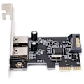 Pikkukuva 2 / 8: PCI-E-laajennuskortti USB3.0 5 Gbps:n huippunopeudella, kaksiporttinen pöytätietokoneen korttipaikka-adapteri
