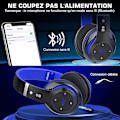 Pikkukuva 4 / 5: Langattomat Bluetooth 6s -kuulokkeet - High-Fidelity Stereo sisäänrakennetulla mikrofonilla, taitettavat langattomat nappikuulokkeet iPhonelle
