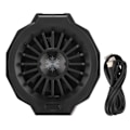 Pikkukuva 1 / 8: Kännykkäpuhelimen jäähdytin LZF10 Semiconductor Refrigeration Phone Cooling Stand Fan RGB-värikkäällä valolla pelaamiseen (musta perusmalli)