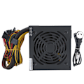 Miniatyrbillede 1 af 8: Computer strømforsyning til stationære computere, tilbehør, lydløs ventilator, manuelt justerbar 115/230V ATX 24‑PINEU-stik
