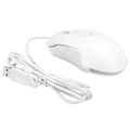 Miniatyrbilde 2 av 8: AJAZZ kablet mus USB RGB stasjonær bærbar spill justerbar DPI datamaskin tilbehør AJ52AJ52 Athletic White