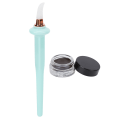 Miniatyrbilde 5 av 8: 3 stk Silikon Eyeliner Applikatorverktøy Profesjonelt Vanntett Langvarig Eyeliner Guide Wand Set Cyan