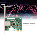 Miniatyrbillede 2 af 8: PCIe-netværkskort 2.5GT/s PCI Express 2.1 LED-indikator Selvadaption Gigabit Ethernet-kort til server-desktop