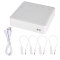 Miniatyrbillede 1 af 8: 4 Batteriporte + 2 USB-opladnings RC Drone-oplader til XIAOMI FIMI X8 SE-droner 100-240V Hvid US