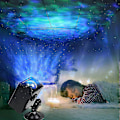 Miniatyrbillede 1 af 5: Stjerneprojektorlys, acsergery Led Galaxy Stjernelysprojektor med