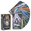 Miniatyrbillede 1 af 8: 78 stk./æske The Elemental Wisdom Tarot-kort Kunstpapir Interaktivt spil Legetøjsspil til voksne fester