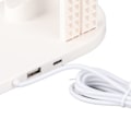 Miniatyrbilde 7 av 8: 4 i 1 trådløs lader, hurtig trådløs ladestasjon, brakettstøtte for iPhone 14, for iWatch, for IOS-ørepropper, hvit