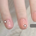 Miniatyrbild 3 av 5: Nagellack Gel Vattenbaserad Hög Glans Blank Hållbar Frostad Nagellack för Damer B01